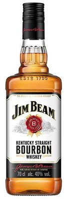 Jim Beam Kentucky Straight Bourbon Whiskey, 40 % Vol. Alk., USA