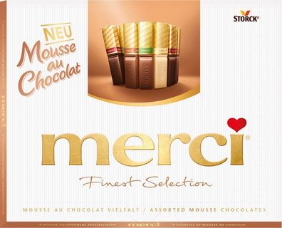 Merci Finest Selection Mousse au Chocolat Vielfalt, 20 Stück
