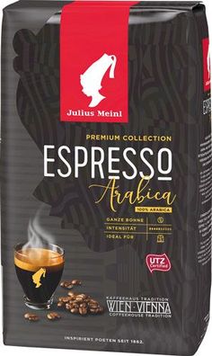 Julius Meinl Premium Collection Espresso Arabica, Ganze Bohne