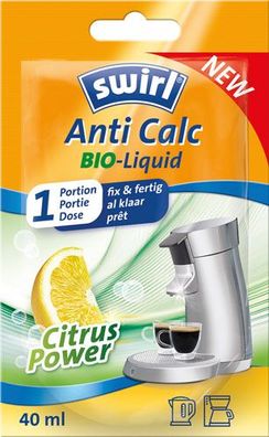 Swirl Anti Calc Bio-Schnellentkalker Citrus Power, Einzelportion