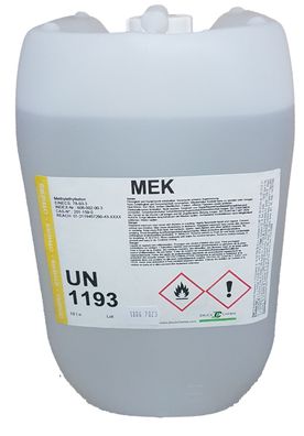 5 Liter Kunststoffkanister Methylethylketon - Butanon - MEK - Lösemittel, Entfetter