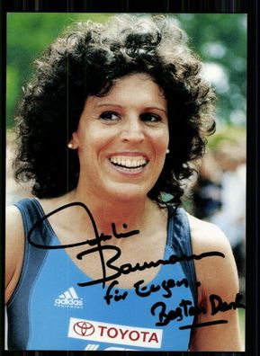 Julie Baumann Autogrammkarte Original Signiert Leichtathletik + A 215998