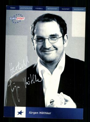 Jürgen Höthker Eurosport Autogrammkarte Original Signiert + F 7019