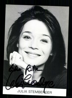 Julia Stemberger Autogrammkarte Original Signiert + F 7170