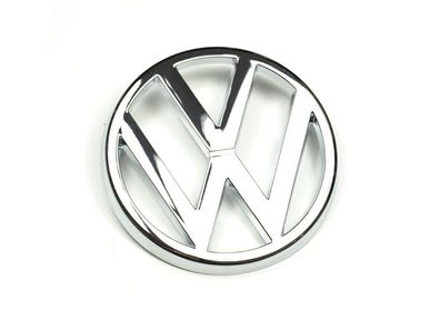 Chrom Zeichen Logo Emblem Kühlergrill für den VW Bus T3 Golf Cabrio Caddy 95mm
