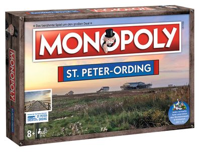 Monopoly St. Peter-Ording Stadt City Edition Gesellschaftsspiel Brettspiel Spiel