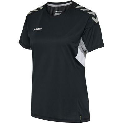 Hummel DamenTech Move Trikot schwarz Shirt Sport Fitness Laufshirt T-Shirt