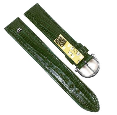 Maurice Lacroix Uhrarmband | Echt Teju-Eidechsen-Leder Grün 21553S