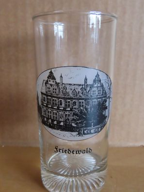 Trinkglas Saftglas SammelGlas Glas Bierglas gerade Form Friedewald