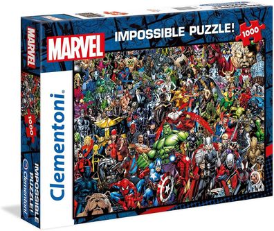 Clementoni Marvel Universe Impossible 1000 Teile Puzzle Hulk Thor Helden Heros