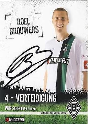 Roel Brouwers Bor. M´Gladbach 2008/09 Autogrammkarte + A 69065