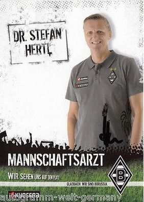 Dr. Stefan Hertl Borussia Mönchengladbach 2008-09 Autogrammkarte + A 69048