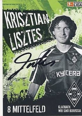 Krisztian Lisztes Bor. M´Gladbach 2005-06 Autogrammkarte + A 68945