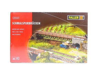 Faller H0 120501, Schmalspurbrücken, Bausatz, neu, OVP