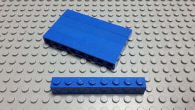 Lego 5 Basic Steine 1x8 blau 3008 Set 3182 5525 6291 6280