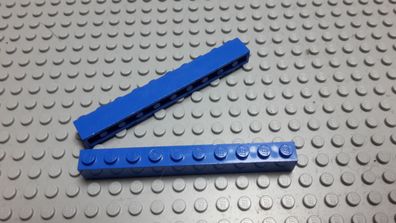 Lego 2 Basic Steine 1x10 blau 6111 Set 6560 1789 1054 3585