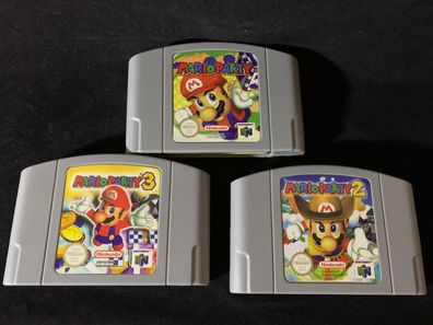 Nintendo 64 n64 Snes Spiel Mario Party 1 2 3 wählbar Modul Neu
