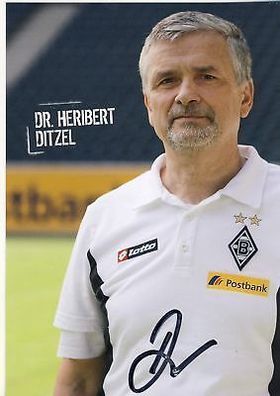 Heribert Ditzel Bor. M´Gladbach 2010-11 Autogrammkarte + A 69012