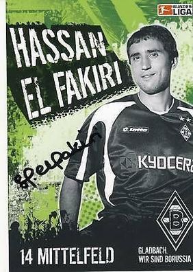 Hassan El Fakiri Bor. M´Gladbach 2005/06 Autogrammkarte+ + A 68940