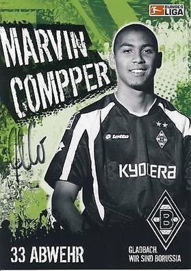 Marvin Compper Bor. M´Gladbach 2005-06 Autogrammkarte + A 68946