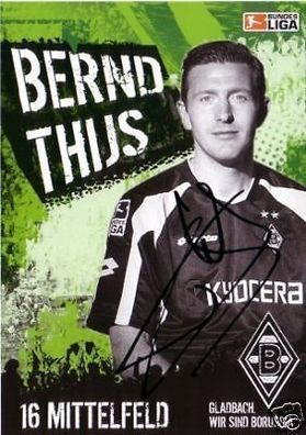 Bernd Thijs Bor. M´Gladbach 2005/06 Autogrammkarte + A 68935