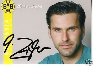 Marc Ziegler Bor. Dortmund 2007-08 Autogrammkarte + A 69138