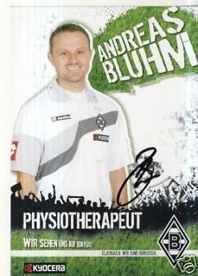Andreas Bluhm Bor. M´Gladbach 2007-08 Autogrammkarte + A 69073