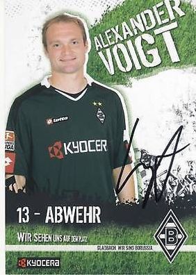 Alexander Voigt Bor. M´Gladbach 2007/08 Autogrammkarte + + A 69072