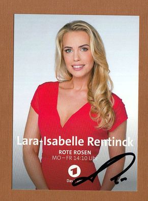 Lara Isabelle Rentinck ( Rote Rosen ) - persönlich signiert