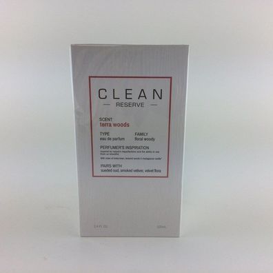 Clean Reserve Terra Woods Eau de Parfum 100ml