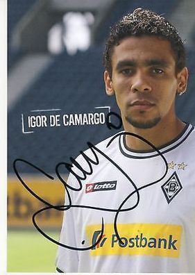 Igor de Camargo Bor. M´Gladbach 2010-11 Autogrammkarte + A 69013