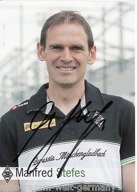 Manfred Stefes Borussia Mönchengladbach 2011-12 Autogrammkarte + A 68993