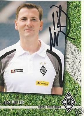 Dirk Müller Bor. M´Gladbach 2009/10 Autogrammkarte + A 69028
