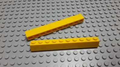 Lego 2 Basic Steine 1x10 gelb 6111 Set 3826 8143 4404 60266