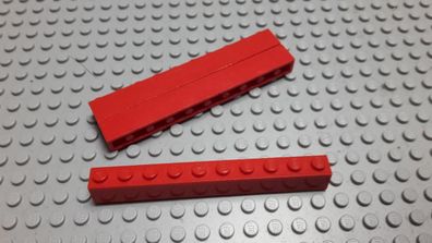 Lego 3 Basic Steine 1x10 rot 6111 Set 70728 4555 8671 8375
