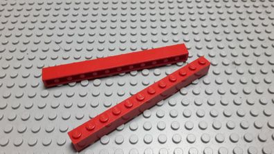Lego 2 Basic Steine 1x12 rot 6112 Set 10014 7641 6752 6478