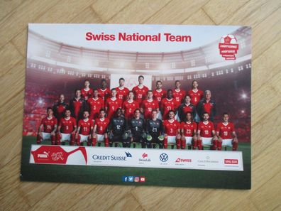 Schweiz Fußball Nationalteam - Autogramme!!