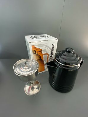 Petromax Perkolator Perkomax Schwarz Kaffee Tee Kochen Kannen Camping Outdoor