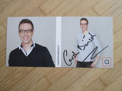 QVC Fernsehmoderator Carsten Bänsch - handsigniertes Autogramm!!