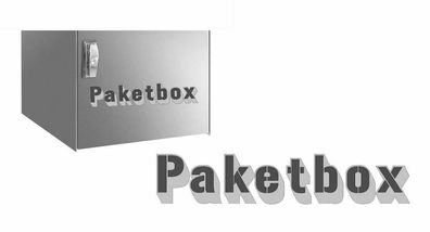 Paketbox Aufkleber Paket Box transparentes Abziehbild Kennzeichnung Rt34/17/8