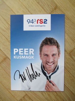 RTL Dschungelkönig Peer Kusmagk - handsigniertes Autogramm!!