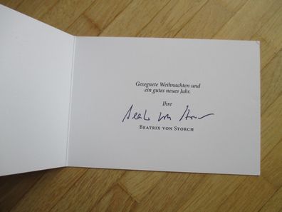 AfD Politikerin Beatrix von Storch - Autogramm!!!