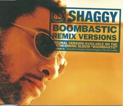 CD-Maxi: Shaggy: Boombastic Remix Versions (1995) Virgin VSCDT 1536 7243 8 92865 2 6