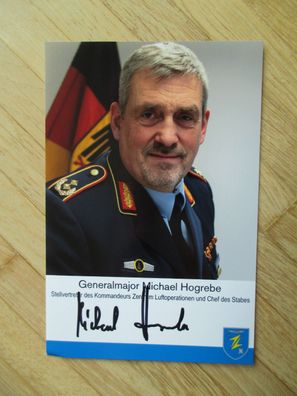 Generalmajor Michael Hogrebe - handsigniertes Autogramm!!!