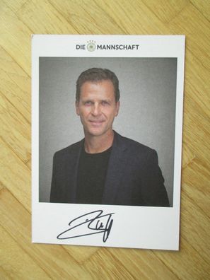 DFB Nationalmannschaft Weltmeister Manager Oliver Bierhoff handsigniertes Autogramm