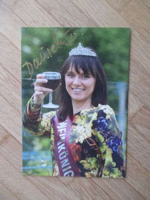 Britzer Weinkönigin Daniela I. - handsigniertes Autogramm!!!