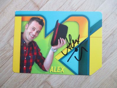 KiKa Fernsehmoderator Alex Huth - handsigniertes Autogramm!!!