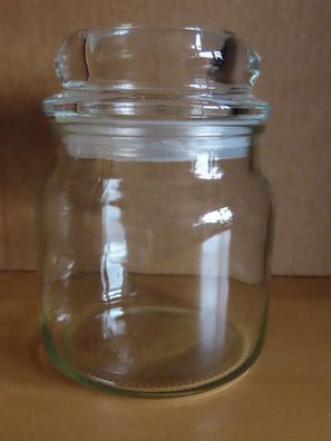 Glas mit Deckel zur Deko oder Aufbewahren 500ml/ Apothekerglas