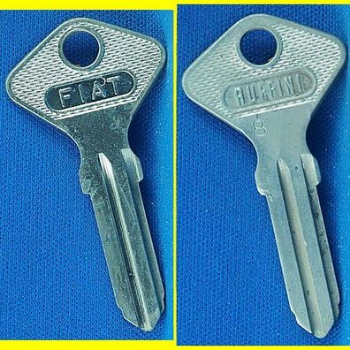 Original Fiat Auffini Profil 8 - Schlüsselrohling
