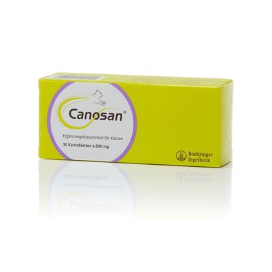 Boehringer Canosan® Kautabletten für Katzen 30 Stück á 600 mg mit Gonex®